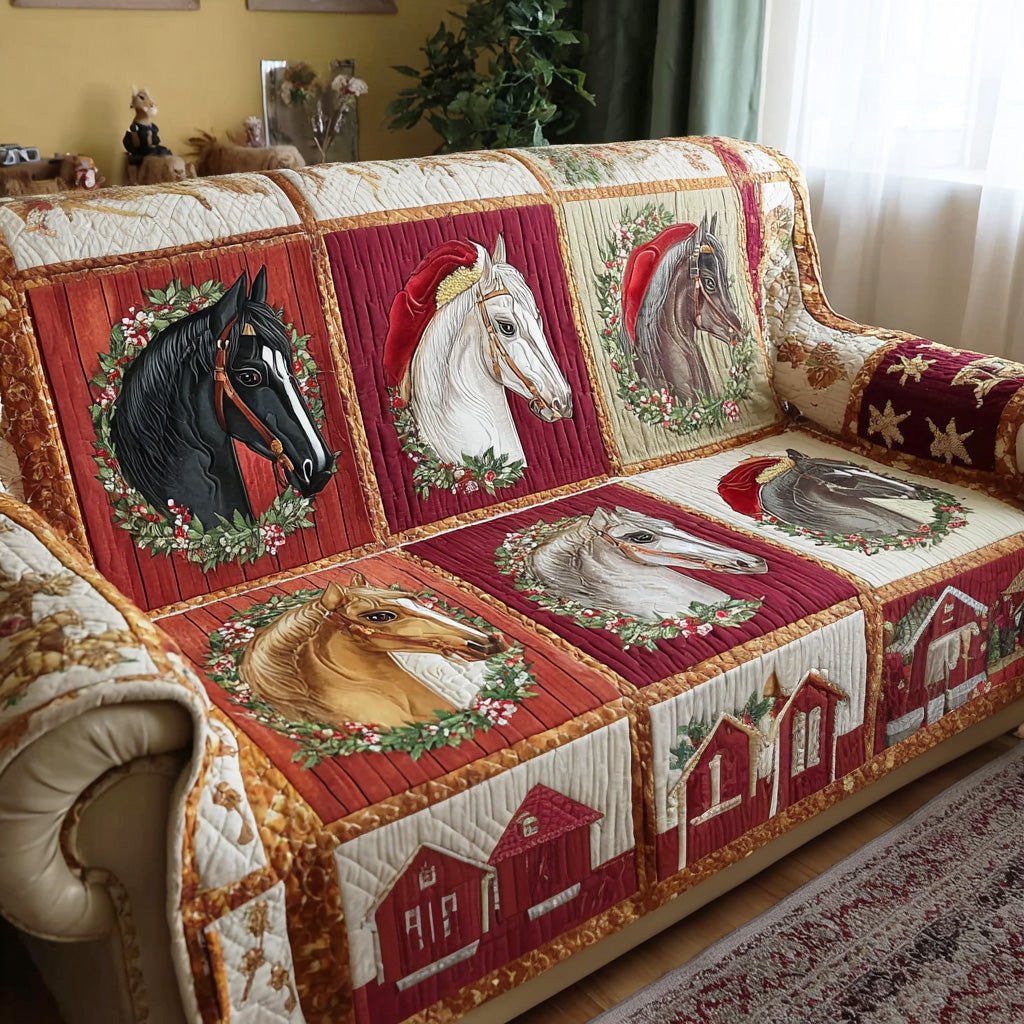 Jingle Riders Sofa Cover