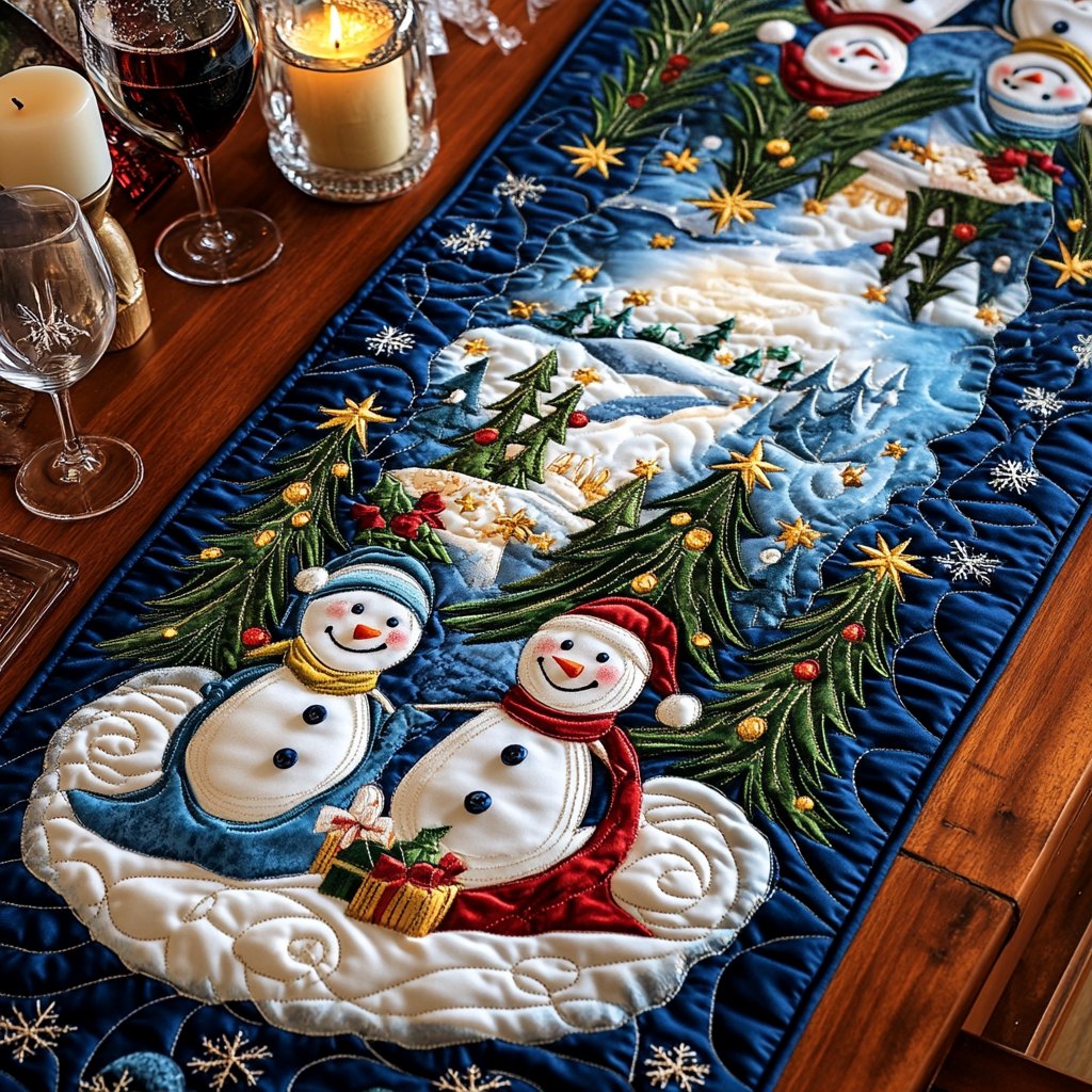 Jingle Snow Table Runner