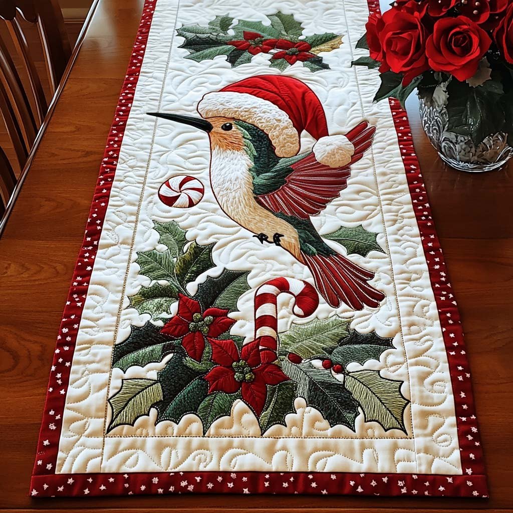 Jolly Hummingbird Table Runner