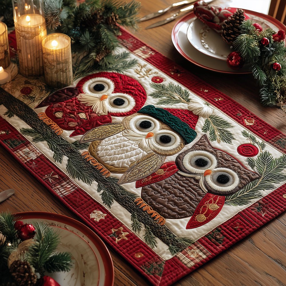 Jolly Owl Table Runner