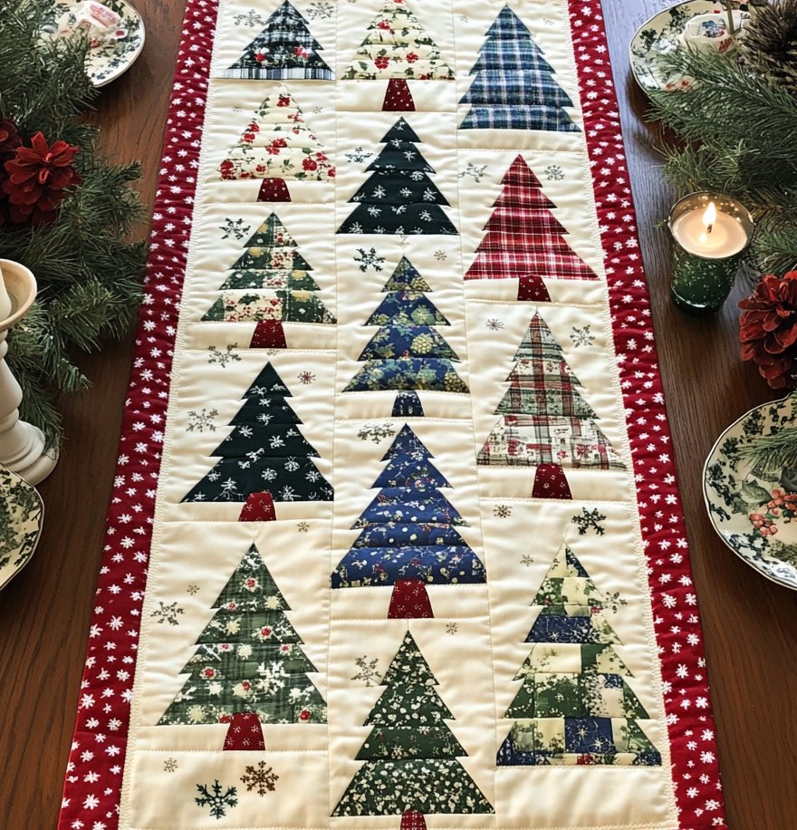 Jolly Pines Table Runner