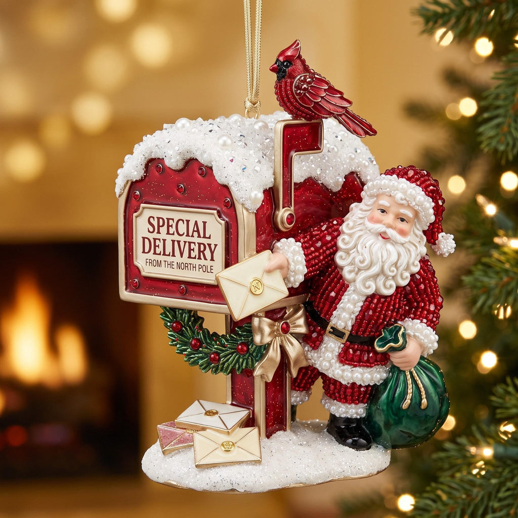 North Pole Special Delivery Christmas Ornament