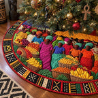 Journey Through Africa Christmas Tree Skirt
