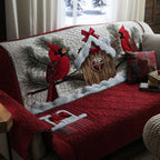 Joyful Cardinals Sofa Cover