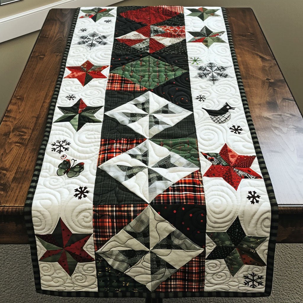 Joyful Christmas Traditions Table Runner