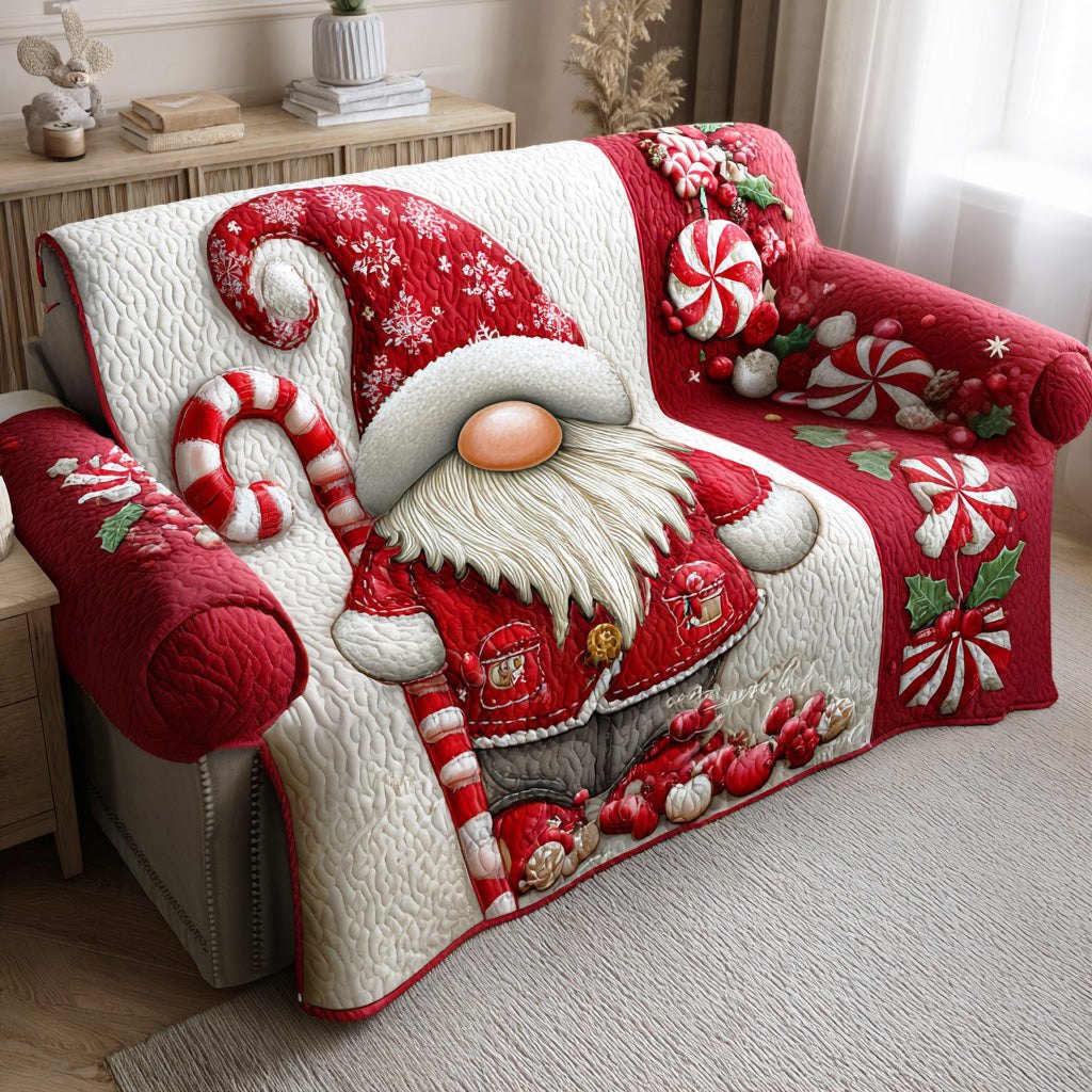 Joyful Gnome Garden Sofa Cover