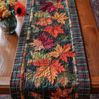 Joyful Maple Stroll Table Runner