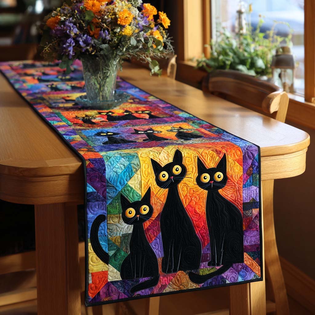 Kitten Colors Table Runner