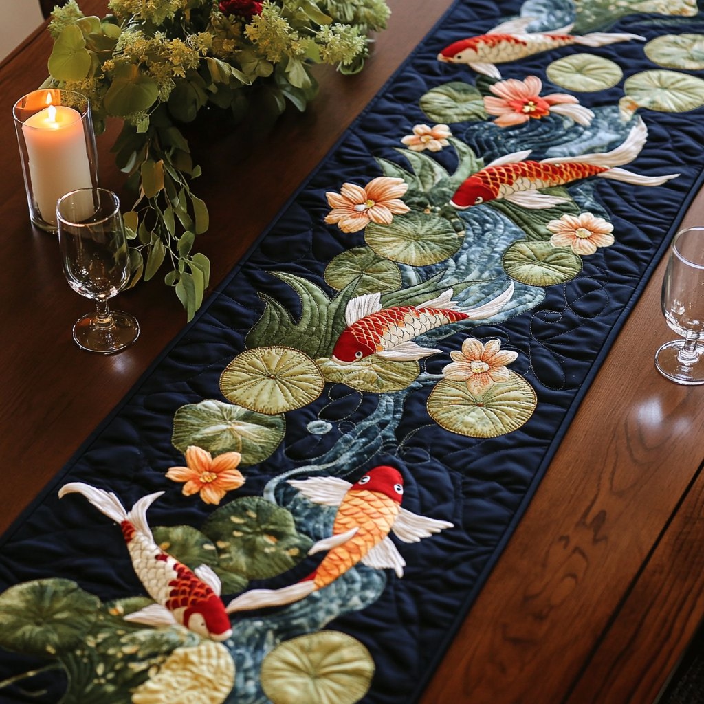 Koi Dreams Table Runner