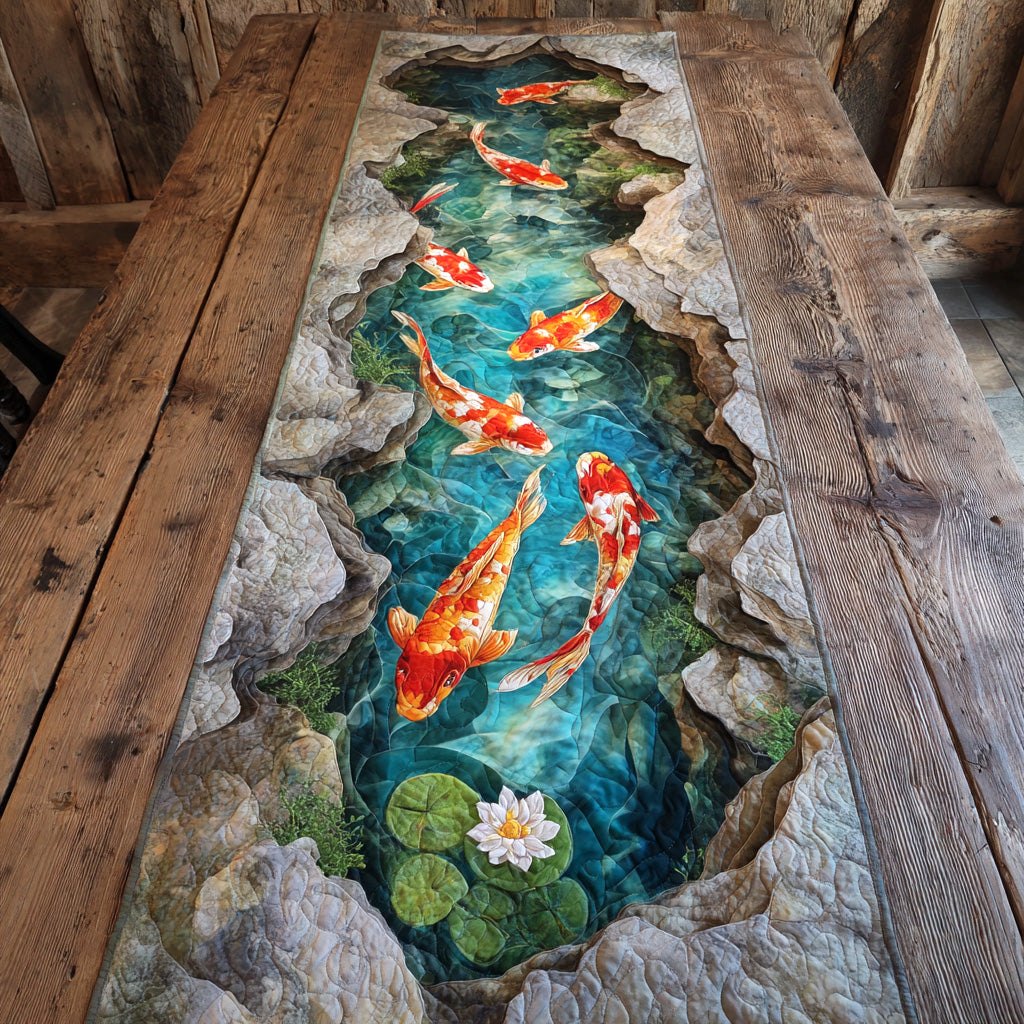 Koi Haven Table Runner