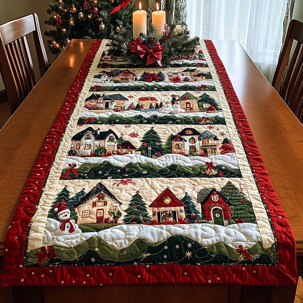 Kris Kringle Table Runner