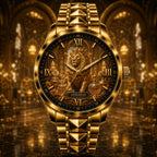 Custom Royal Lion Cathedral Watch — personalized with a custom name