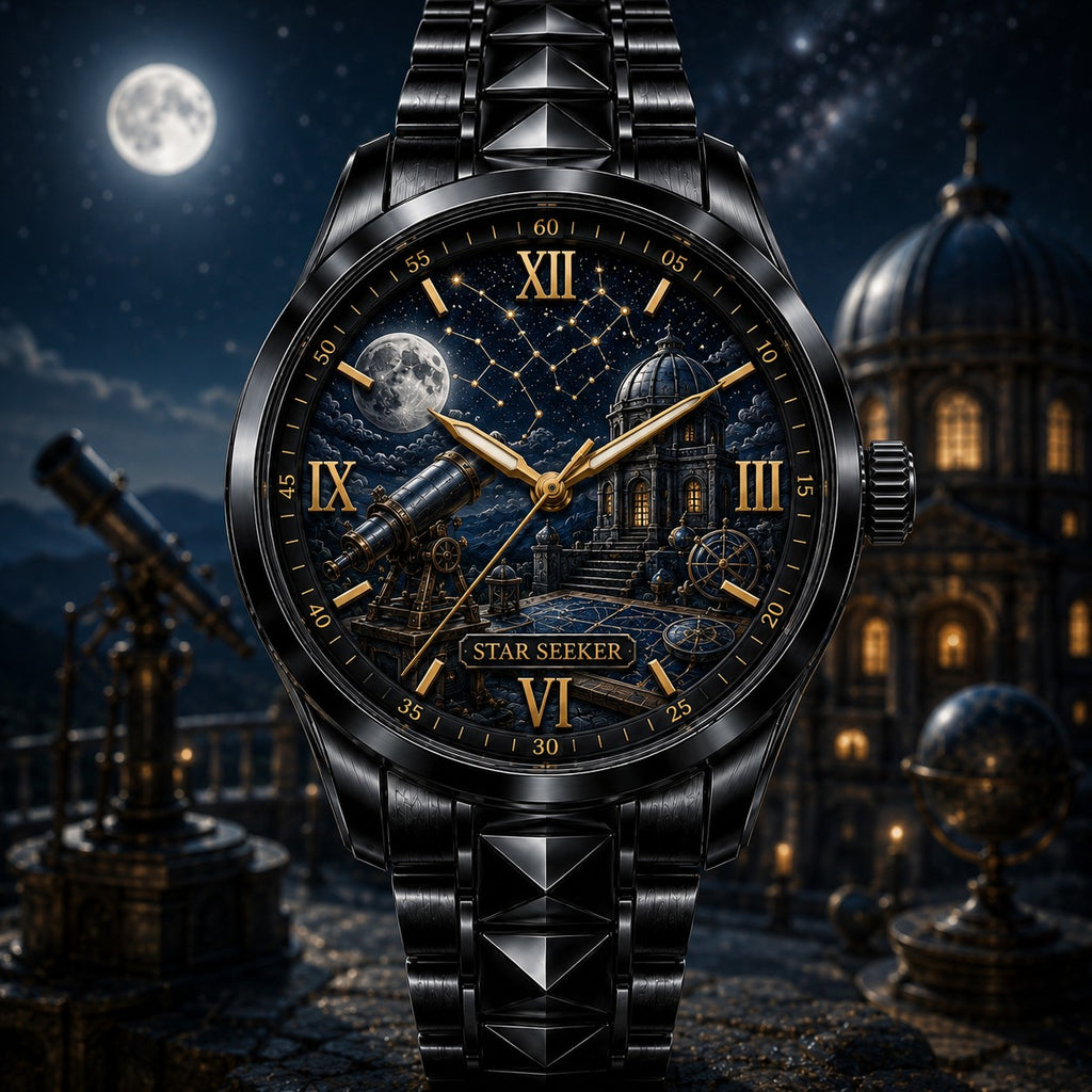 Personalized Star Seeker Watch with a custom name set into the design