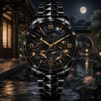 Custom Moonlit Koi Garden Watch — personalized with a custom name