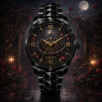 Custom Personalized Cursed Rose Crown Watch — personalized with a custom name