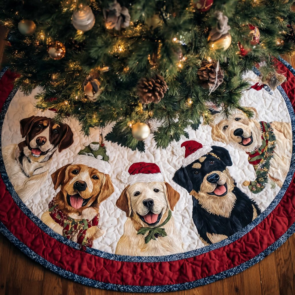 Labrado Delight Christmas Tree Skirt