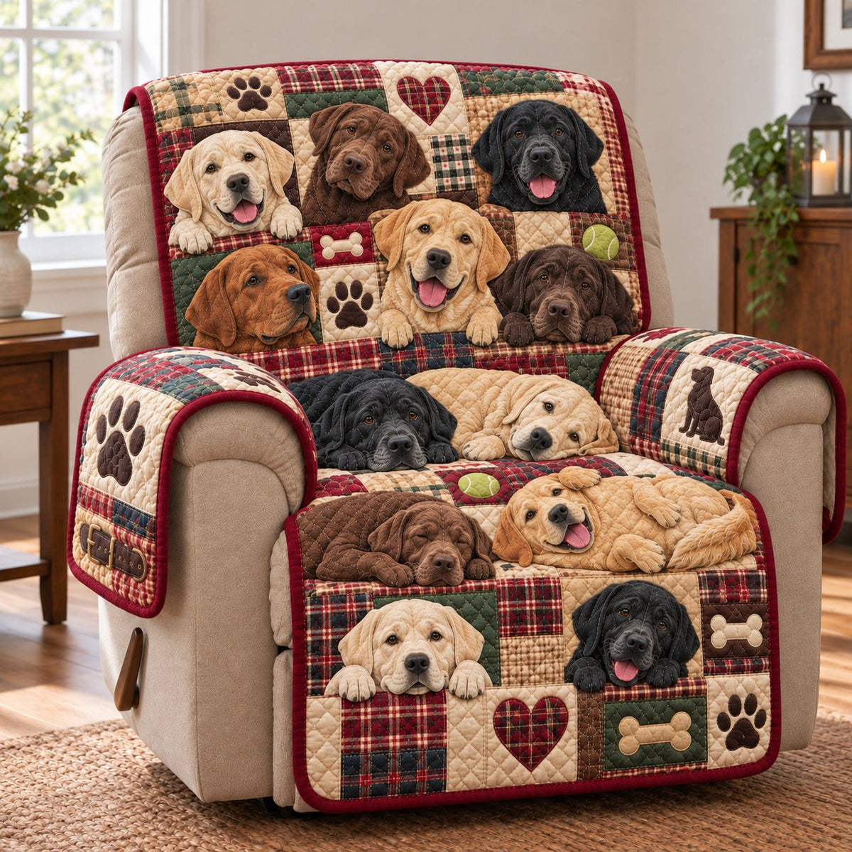 Labrador Retriever Dogs Sofa Cover