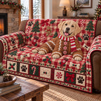 Labrador Retriever Gingerbread Sofa Cover