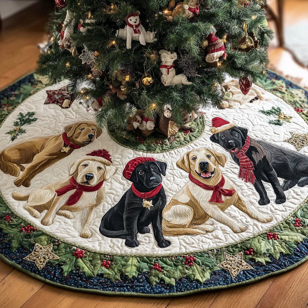Labrador Retriever Holiday Christmas Tree Skirt