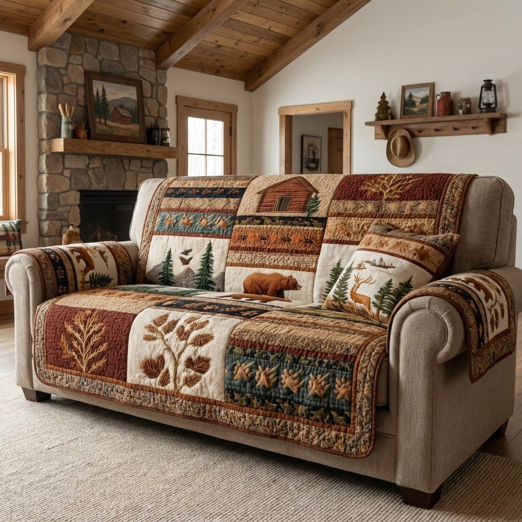 Lakeside Pines Sofa Cover