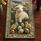 Lamb of Easter Table Runner