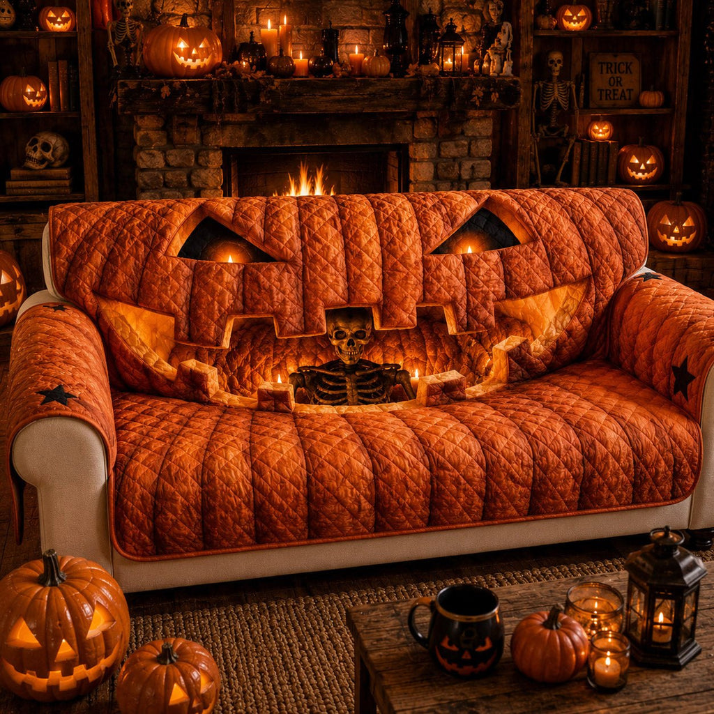 Lantern Skull Sofa Cover