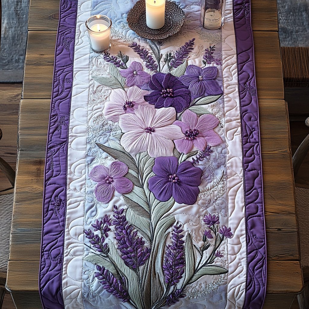 Lavender Delight Table Runner