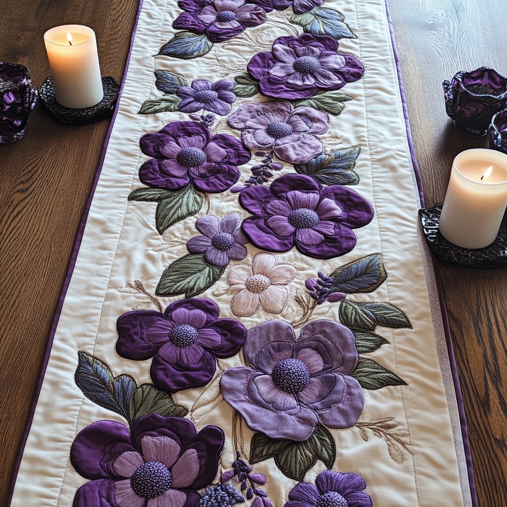 Lavish Blooms Table Runner