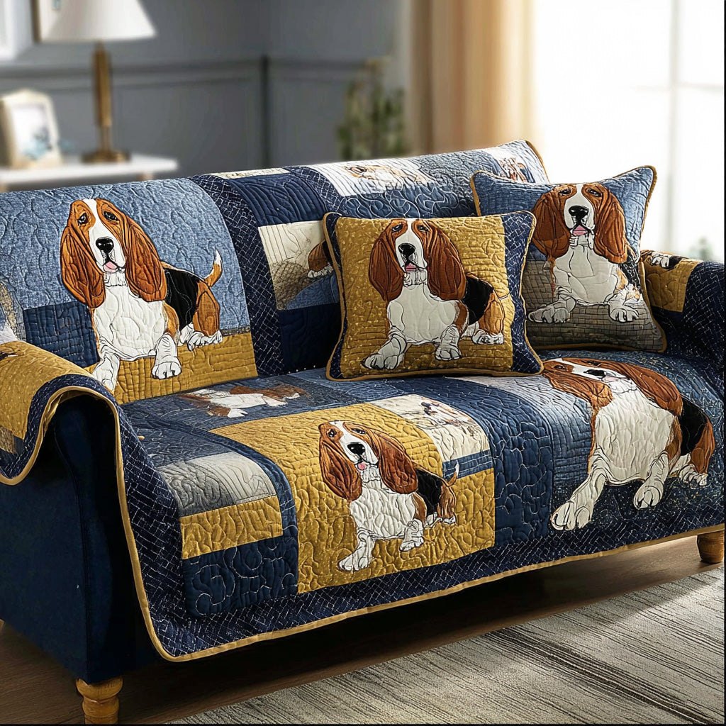 Lazy Basset Sofa Cover