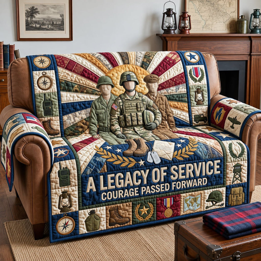 Legacy of Service Sofa Cover