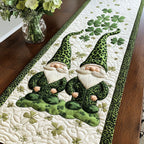 Leopard Gnome Duo Table Runner