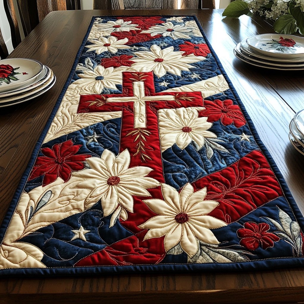 Liberty Cross Table Runner