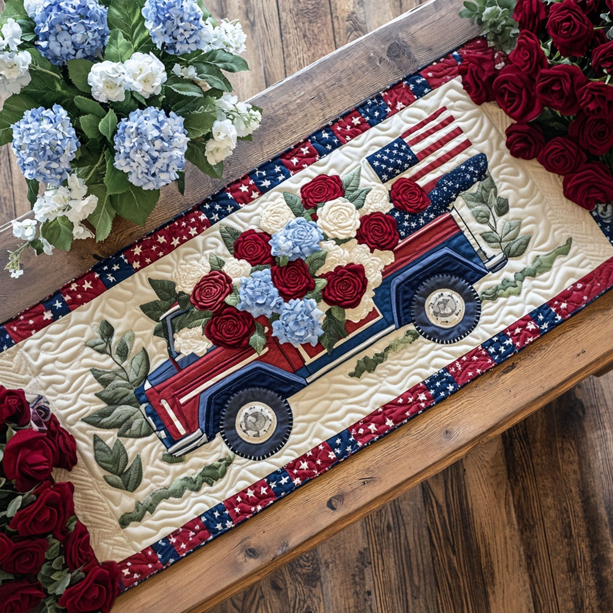Liberty Wheels Table Runner
