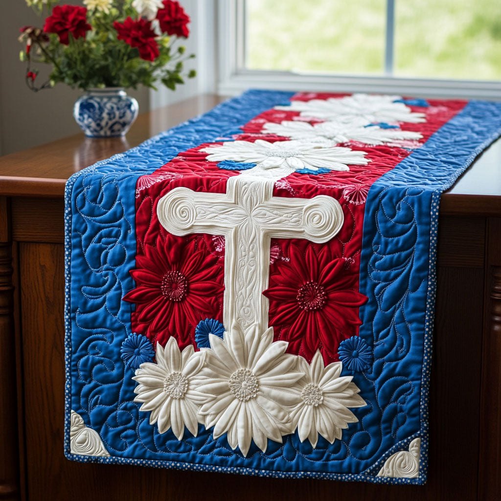 Liberty in Christ Table Runner