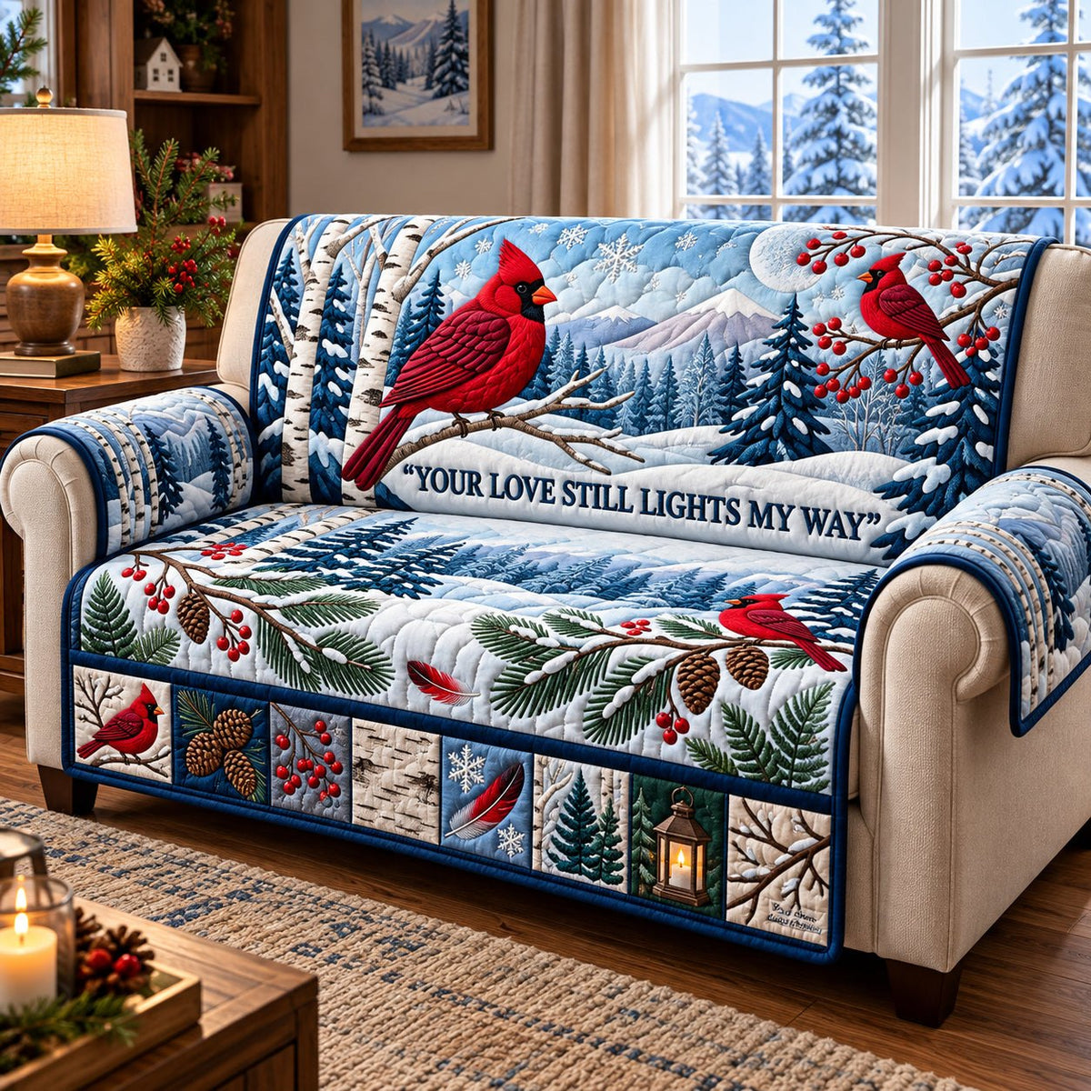 Light My Way Sofa Cover