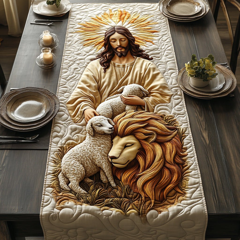 Lion and the Lamb Table Runner