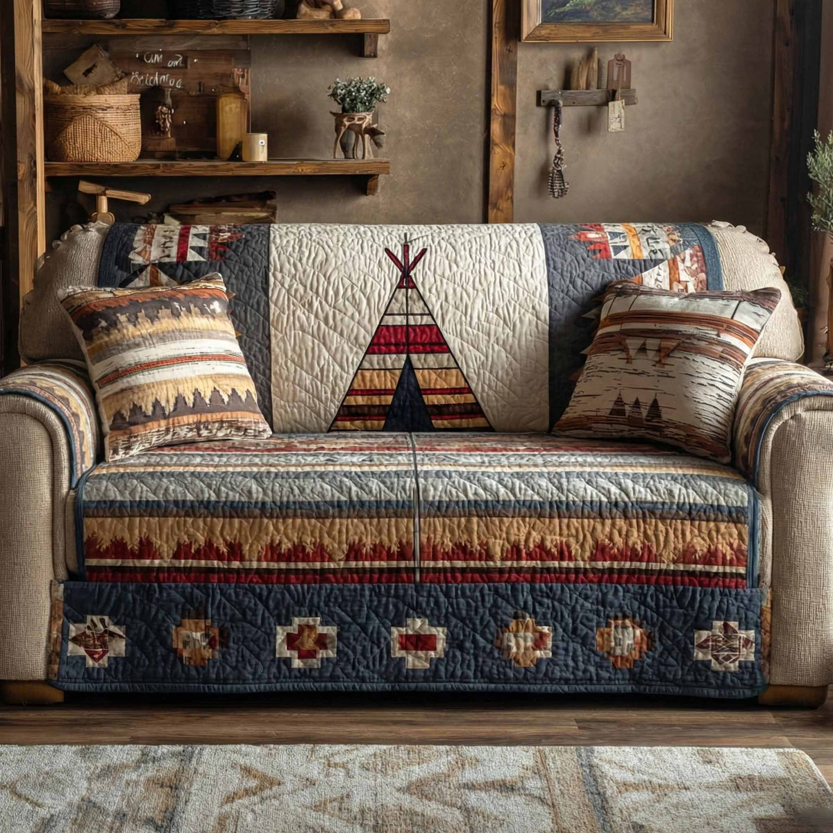 Lodge Weave Sofa Cover