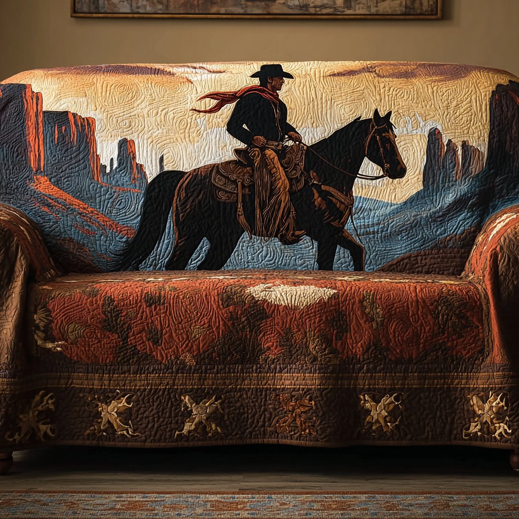 Lone Rider Sofa Cover