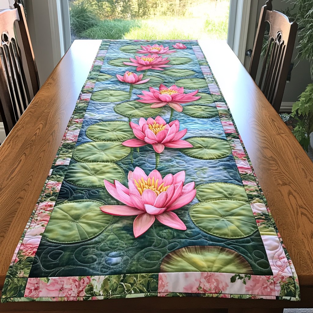 Lotus Grace Table Runner