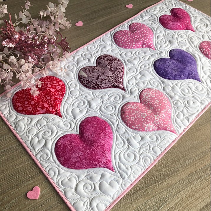 Hibiscus Turtle Table Runner