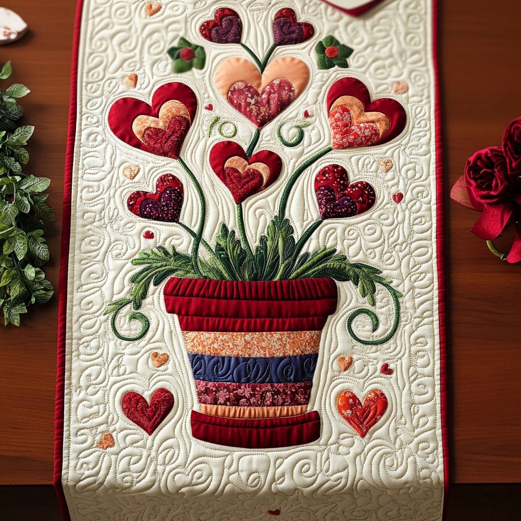 Loves Bloom Table Runner