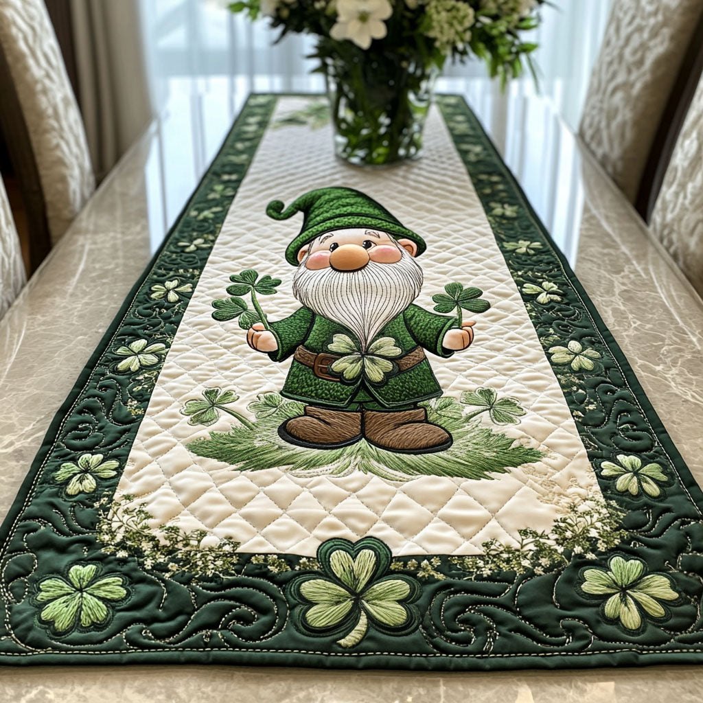 Lucky Charm Gnome Table Runner