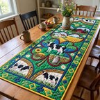 Lucky Clover Farm Table Runner
