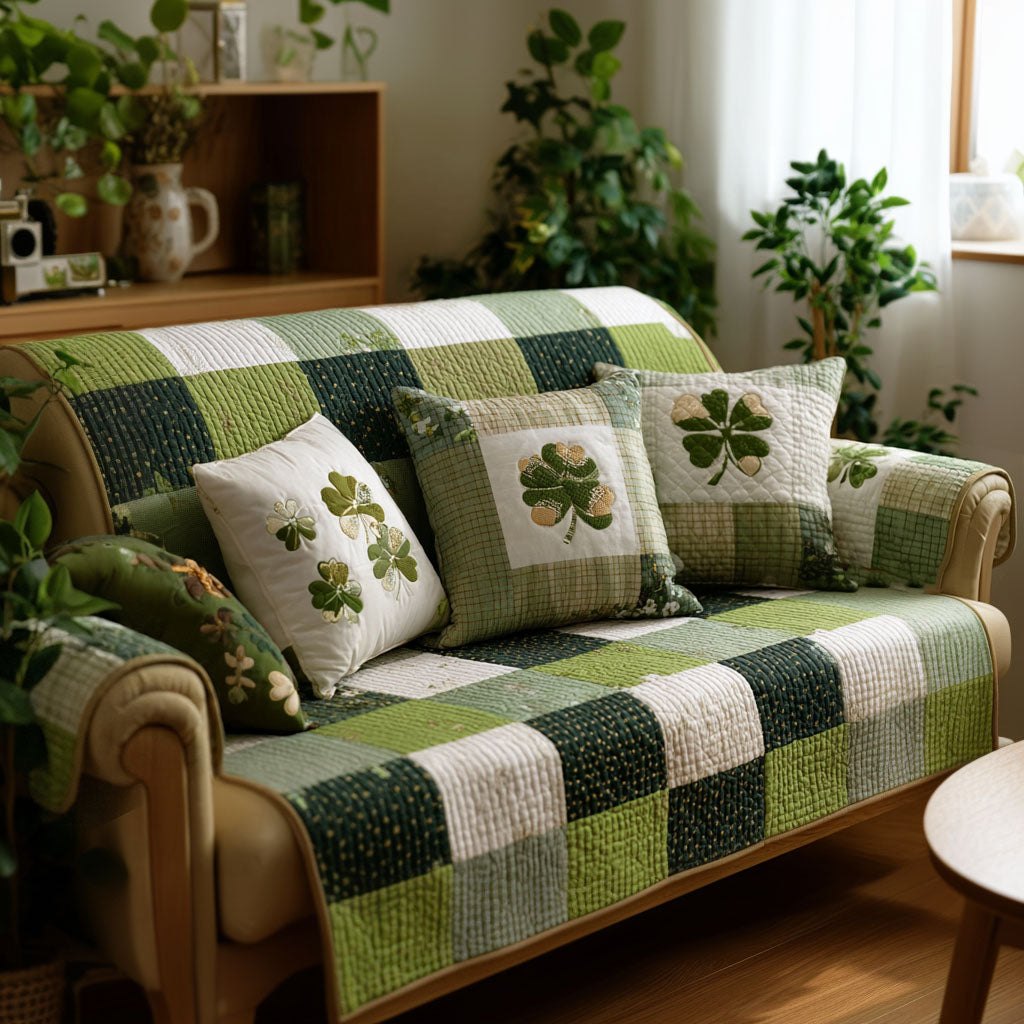 Lucky Green Sofa Cover
