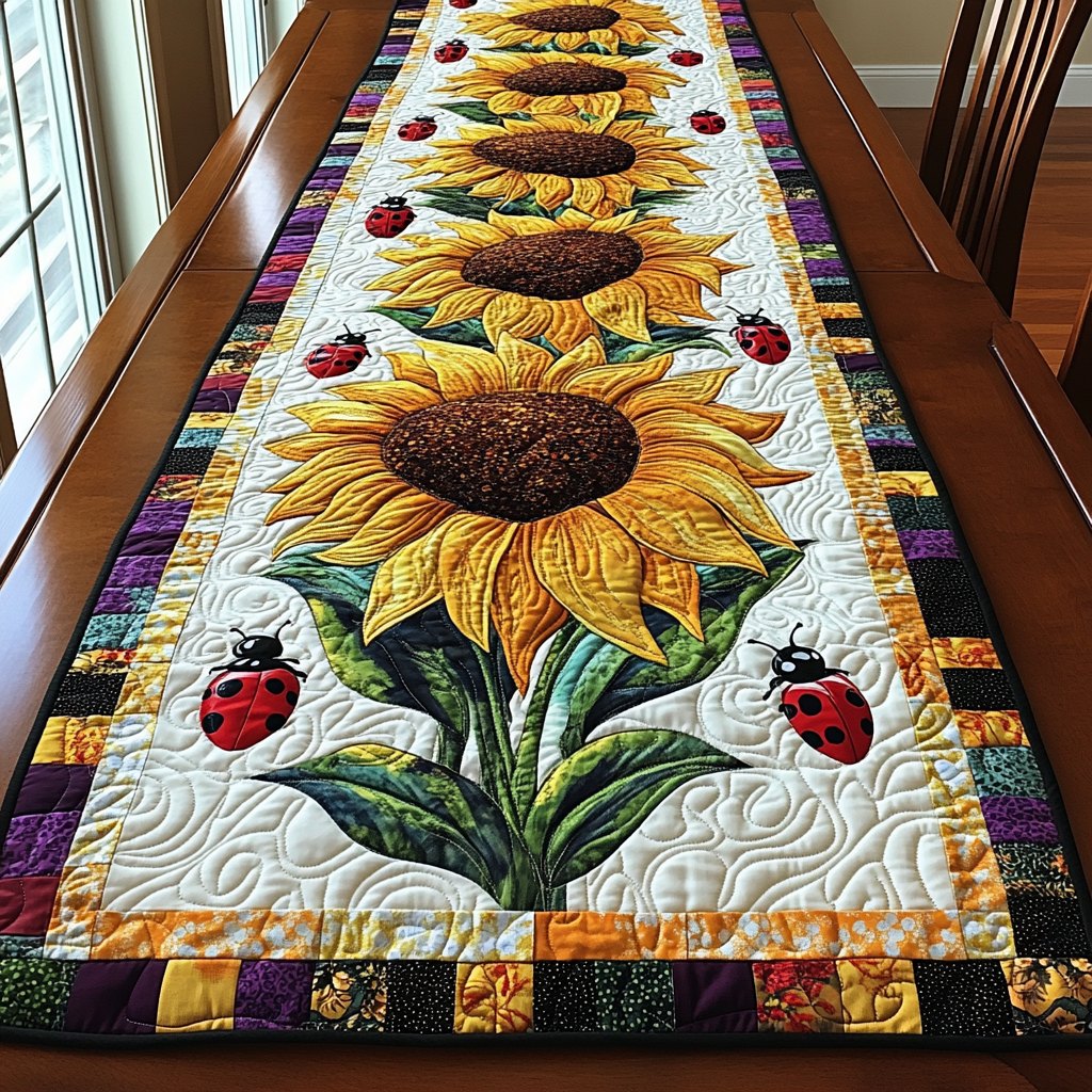 Lucky Ladybugs Table Runner