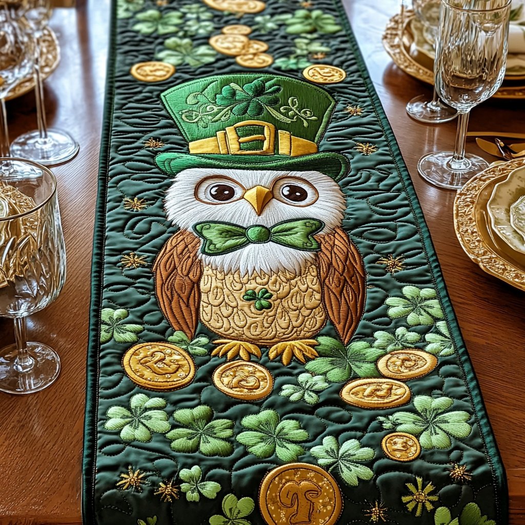 Lucky Owl Table Runner