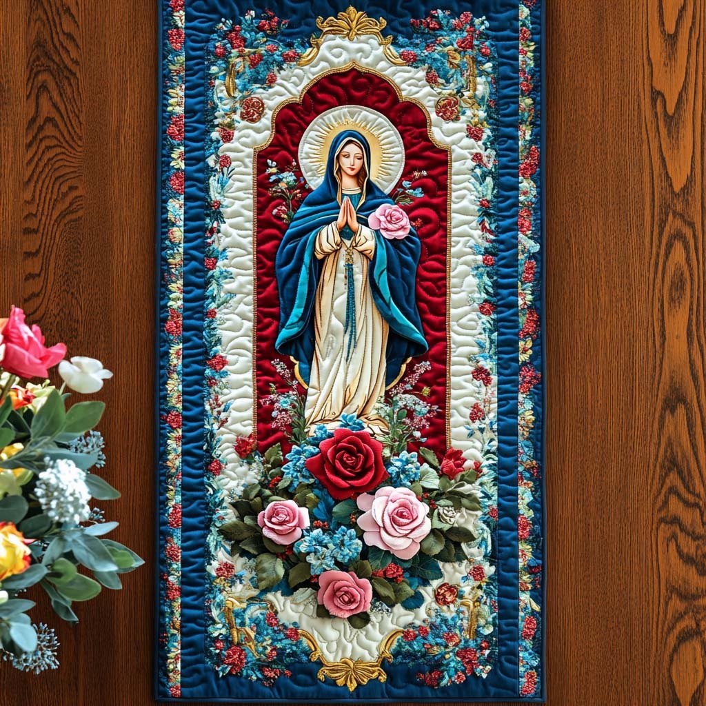 Luminous Virgin Table Runner