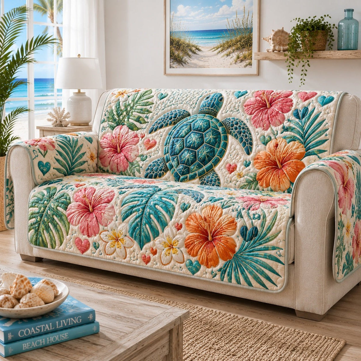 Lush Tropic Wanderers Sofa Cover