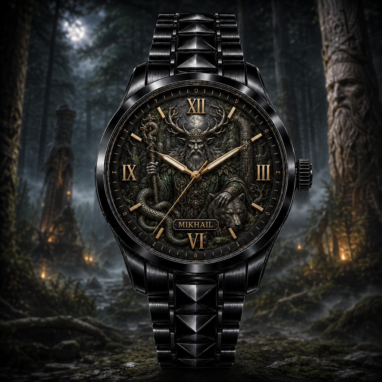 Custom Name Watch — personalized with a custom name