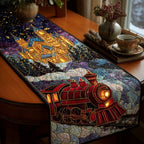 Magical Christmas Train Table Runner